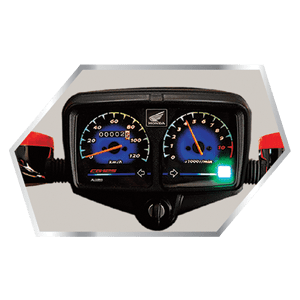 Stylishly Designed Speedometer With Honda Logo