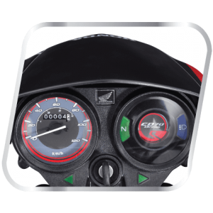 High-tech stylish dashboard design and speedometer